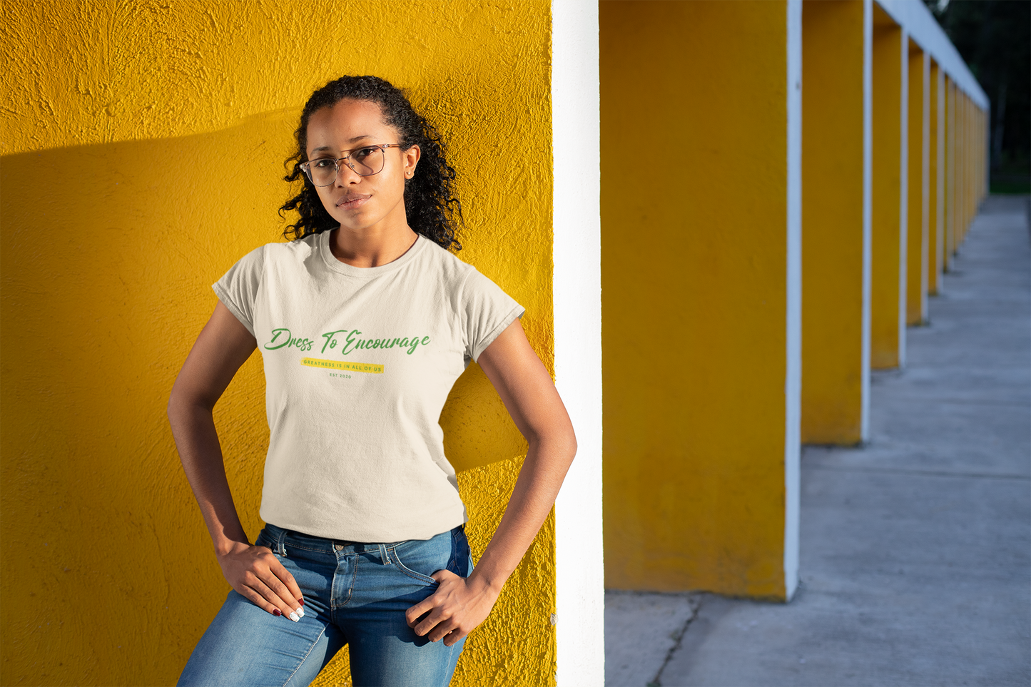 Dress To Encourage- Signature Logo Tee