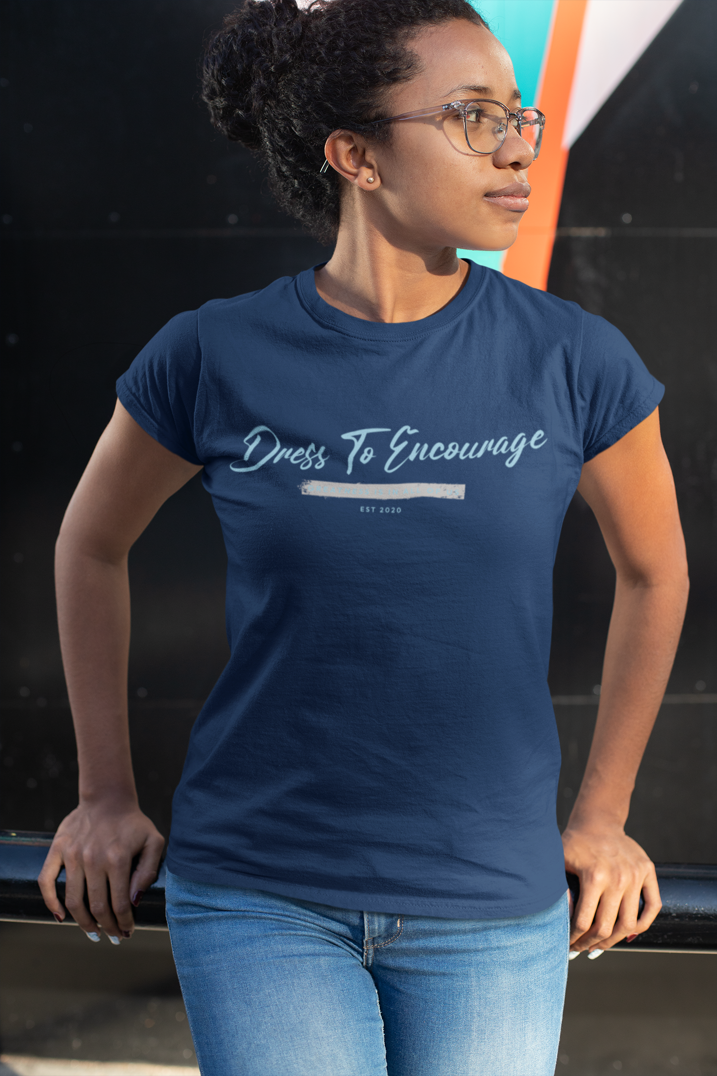 Dress To Encourage- Signature Logo Tee