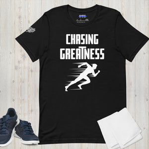 Chasing Greatness Track Male T-Shirt