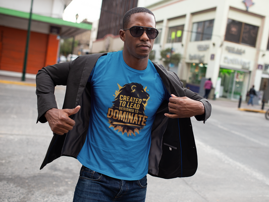 Created To Lead Designed To Dominate- Men's Tee