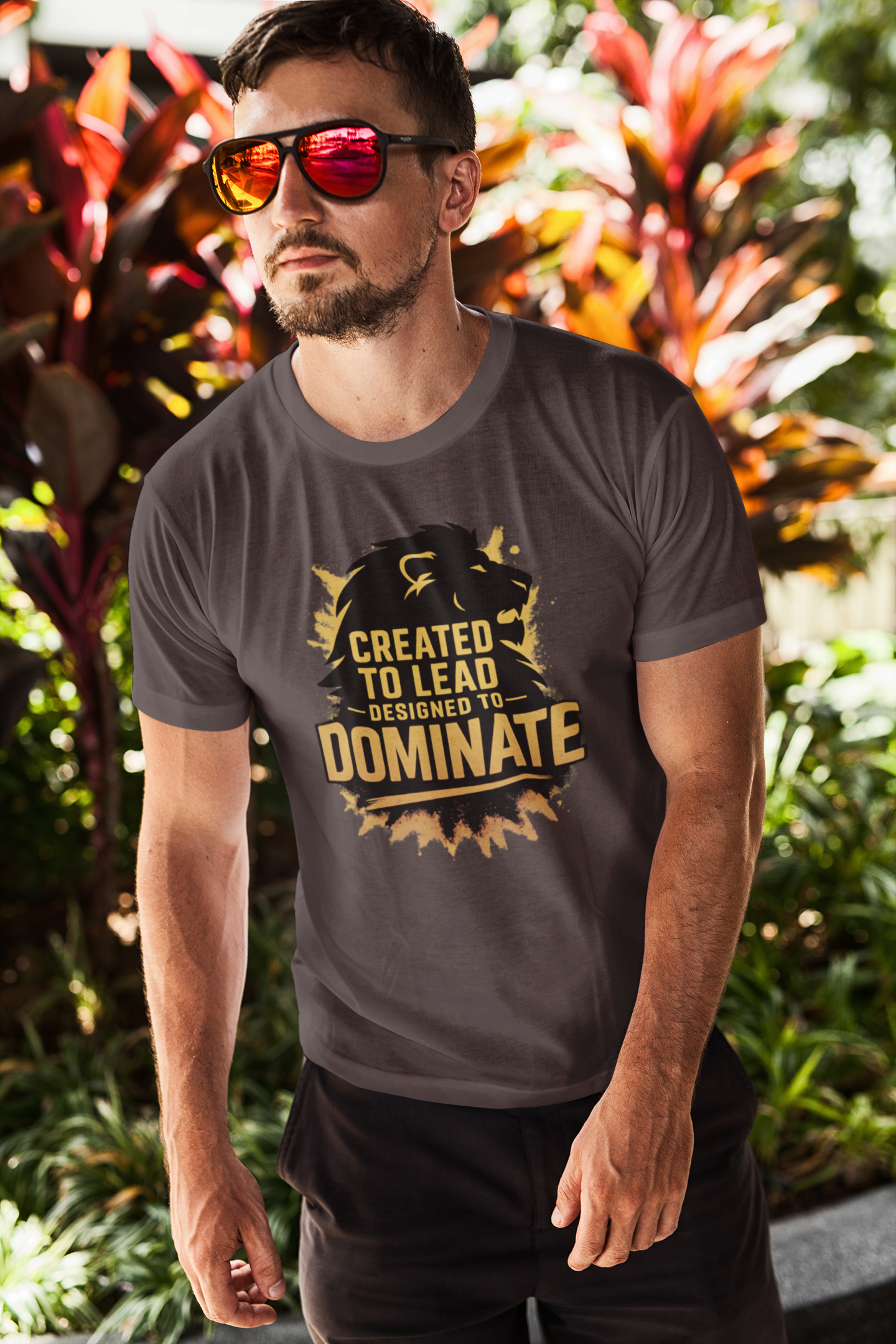 Created To Lead Designed To Dominate- Men's Tee