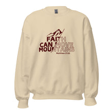 Load image into Gallery viewer, Faith Can Move Mountains Unisex Sweatshirt