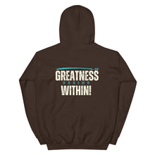 Load image into Gallery viewer, Greatness Begins Within Unisex Hoodie