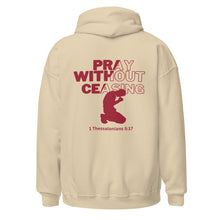 Load image into Gallery viewer, Pray Without Ceasing (Male) Unisex Hoodie