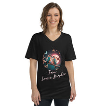 Load image into Gallery viewer, Love Birds Short Sleeve V-Neck T-Shirt