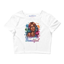 Load image into Gallery viewer, Color Me Beautiful Women’s Crop Tee