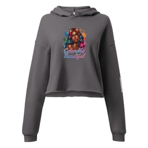 Color Me Beautiful Crop Hoodie