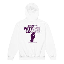 Load image into Gallery viewer, Pray Without Ceasing (Female) Youth heavy blend hoodie