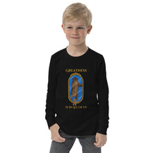 Load image into Gallery viewer, Greatness Bear Youth Long Sleeve Tee