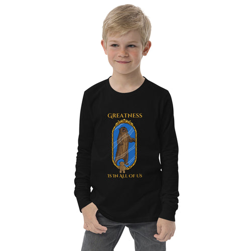 Greatness Bear Youth Long Sleeve Tee