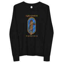 Load image into Gallery viewer, Greatness Bear Youth Long Sleeve Tee