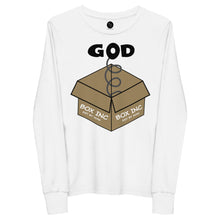 Load image into Gallery viewer, God Out Of The Box Youth long sleeve tee